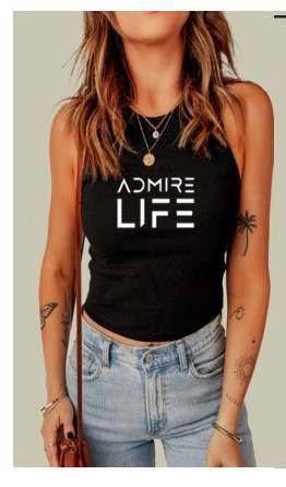 ADMIRE LIFE WOMEN’S CROP TOP