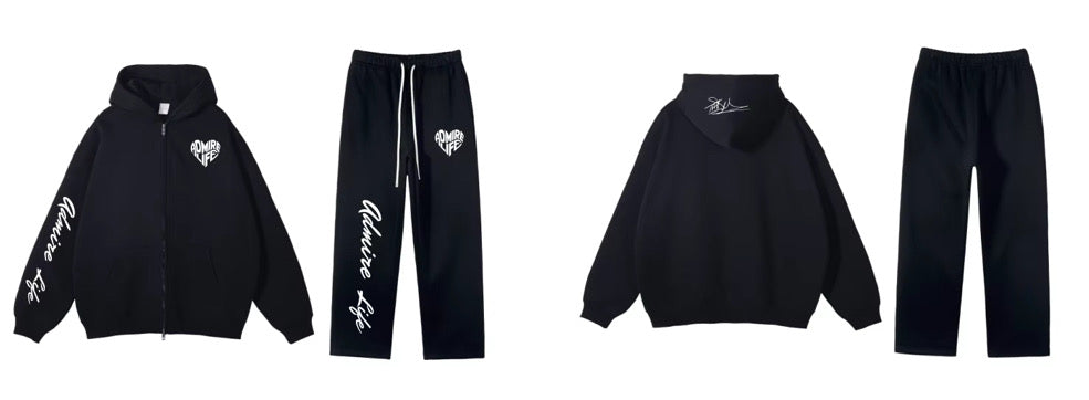 Admire Life™ Signature Zip Hoodie & Sweatpants (Sold Separately)