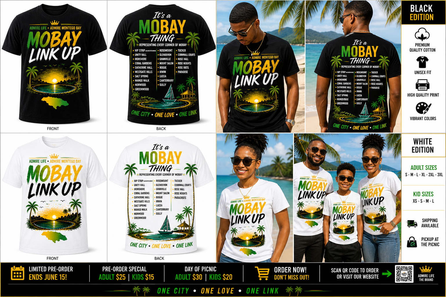 MOBAY LINK UP OFFICIAL SHIRTS (ADULT)