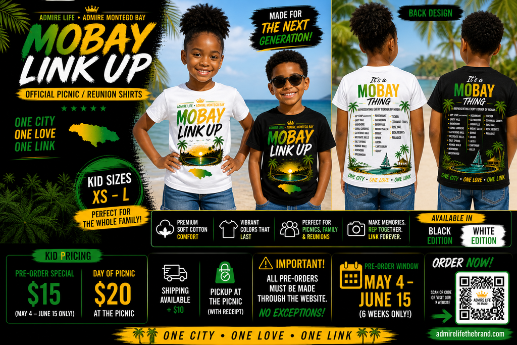 MOBAY LINK UP OFFICIAL SHIRTS (KIDS)