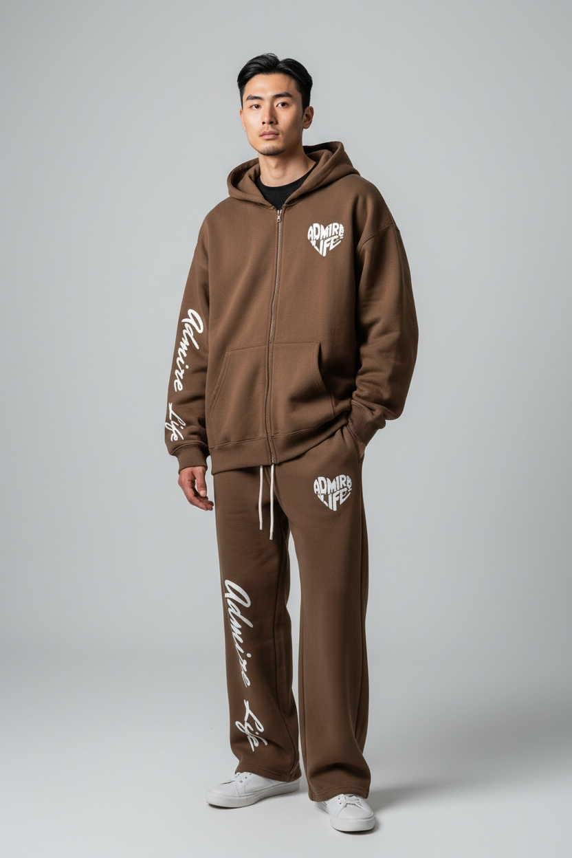 Admire Life™ Signature Zip Hoodie & Sweatpants (Sold Separately)