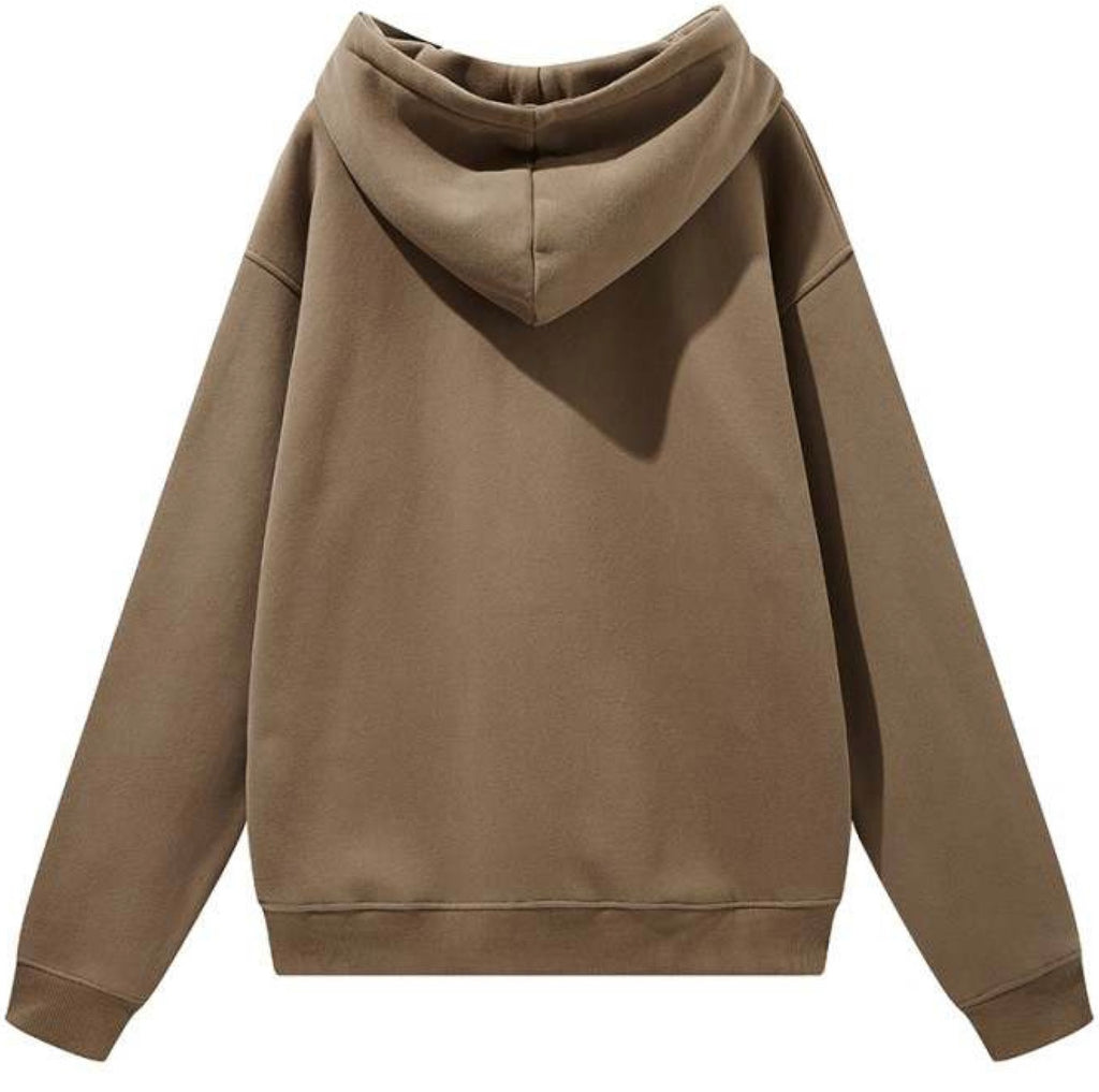 LuxeThread Unisex Heavyweight Cotton Hoodie "Love the Life You Live"